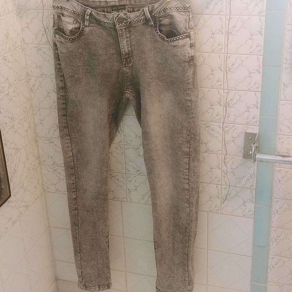 Grey Denim Jeans